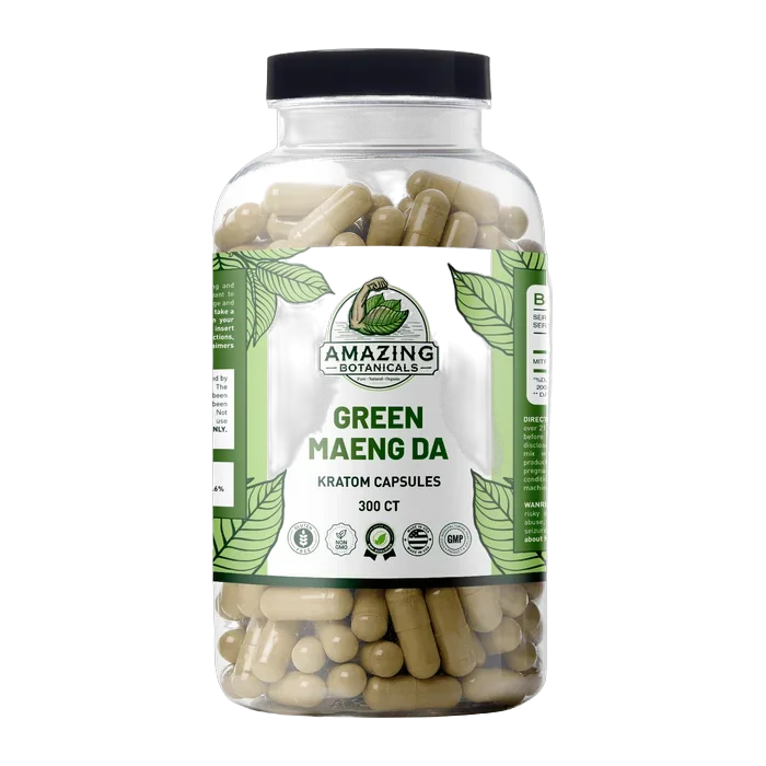 green maeng da kratom capsules
