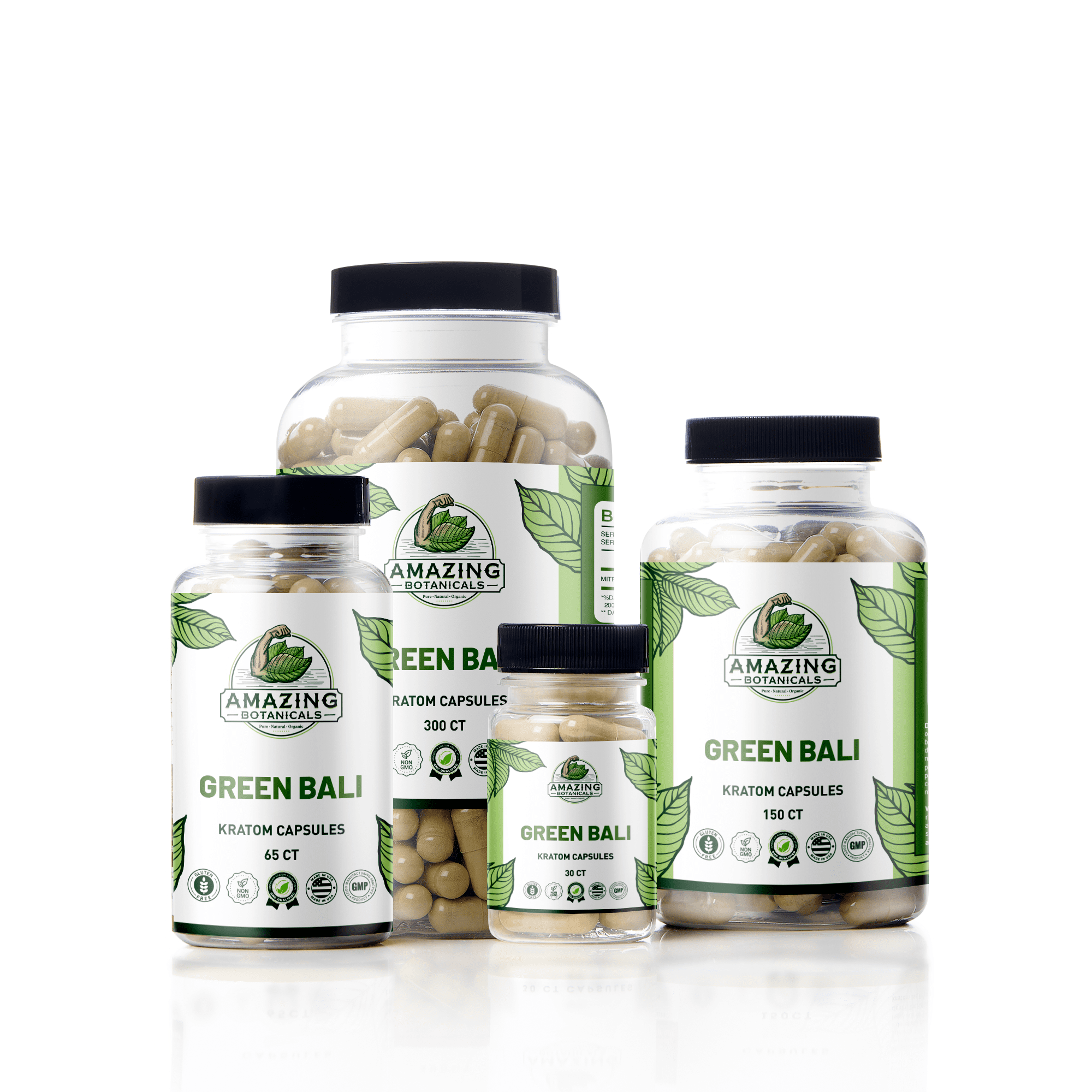 Green Bali Kratom Capsules thumbnail 2