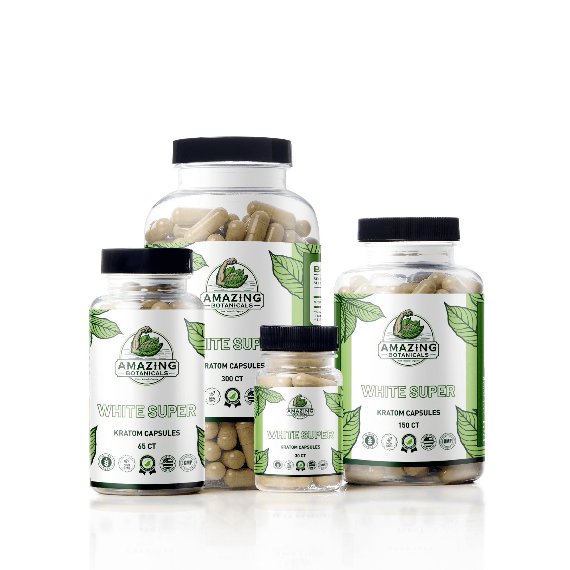 White Super Kratom Capsules thumbnail 2
