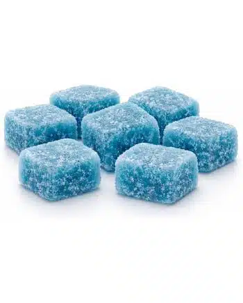 Kratom Blue Razz Gummies – 30mg Mitragynine Each (Extra Strength)