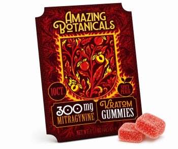 Kratom Spicy Peach Gummies – 30mg Mitragynine Each (Extra Strength • Hot)